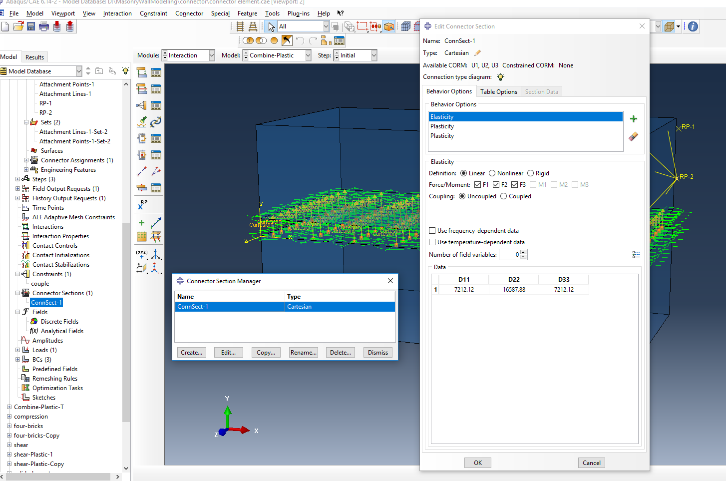 ABAQUS-connector单元的应用 - 知乎
