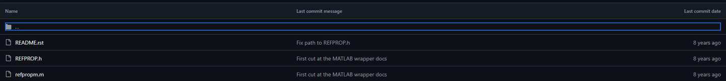 Refprop Library 在Matlab中使用refprop获取物性数据 - 知乎