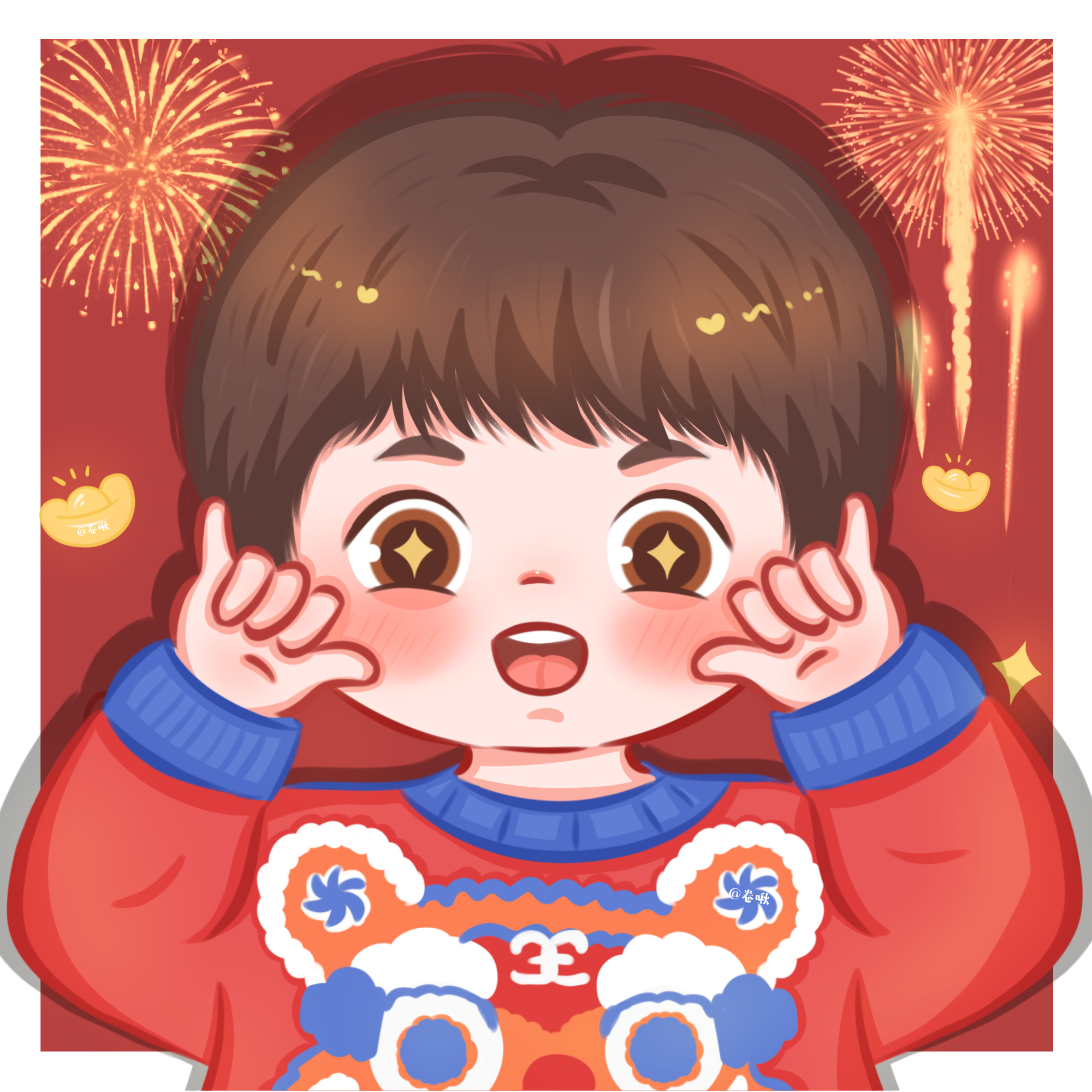 有没有好看的过年情侣头像? - 知乎