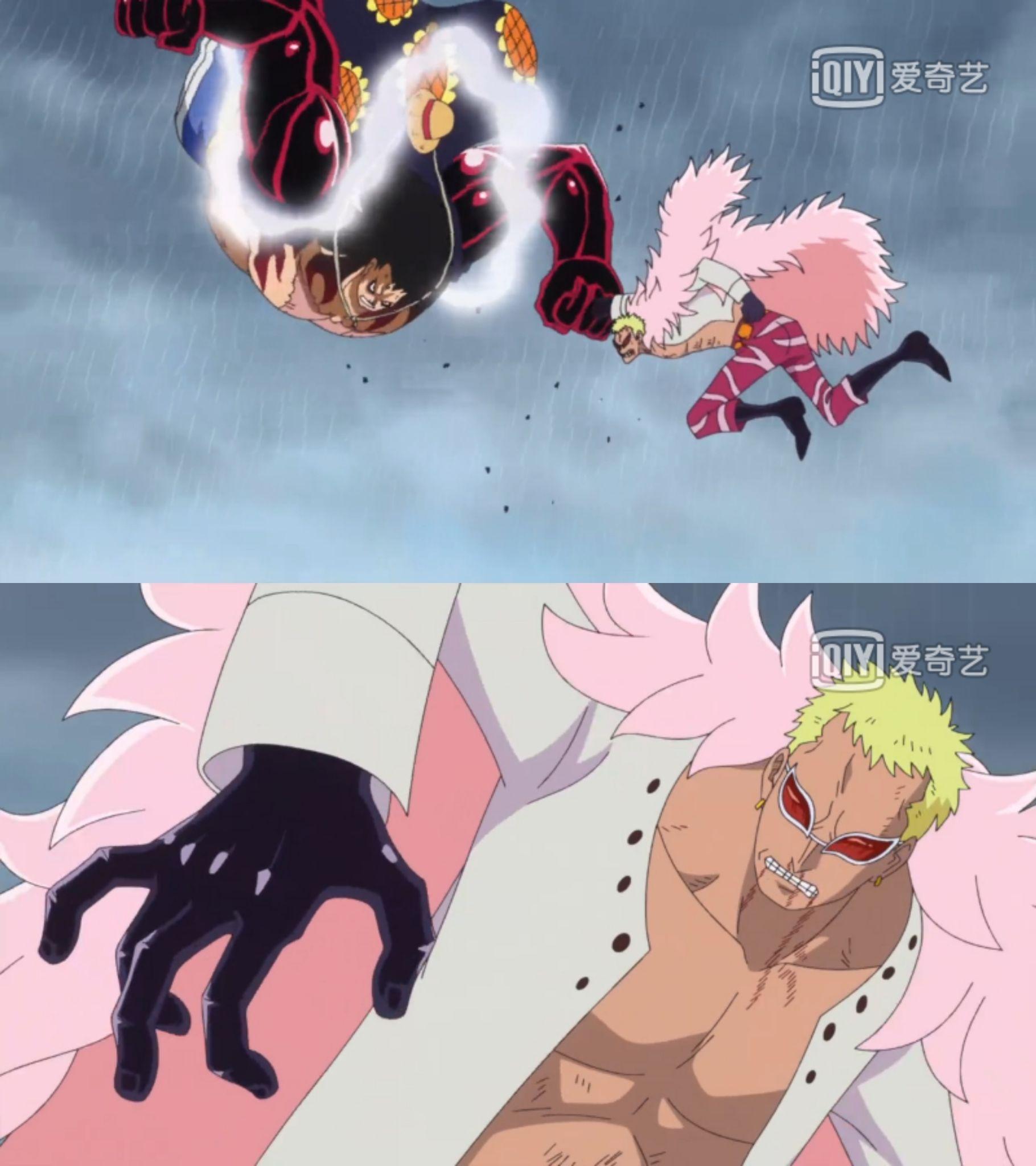 路飞打明哥那一段,为啥路飞的霸气是红色的明哥是黑色的? - 知乎