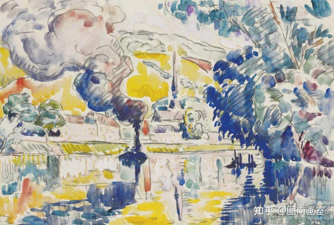 大师作品分享 | 法国新印象派点彩派画家保罗·西涅克与他的风景画 - 知乎