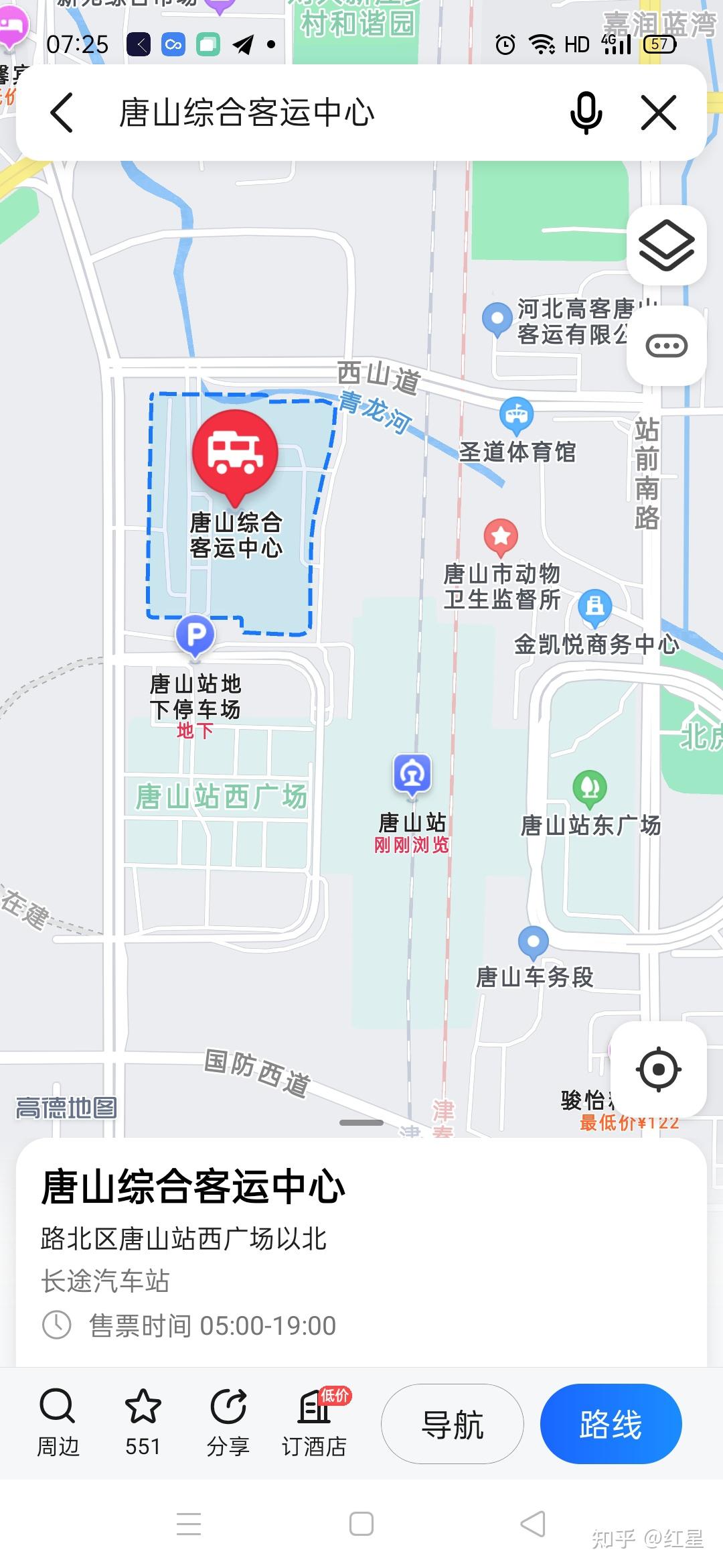 唐山火车路线图图片