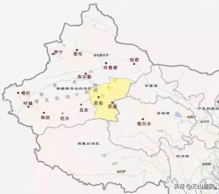 中国县域面积排名前十位的县市 - 知乎