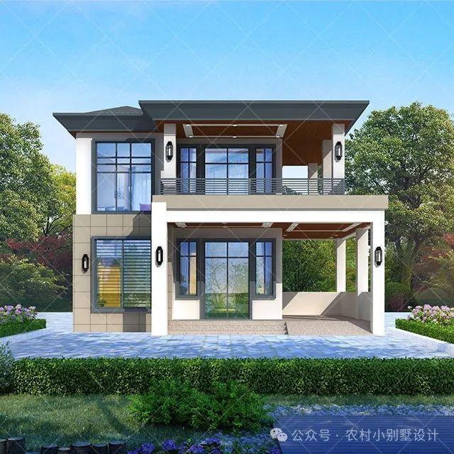 180套二层现代风别墅,2025新款二层现代农村自建房别墅 - 知乎