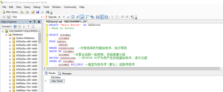 SQL:常用代码参考手册 - 知乎