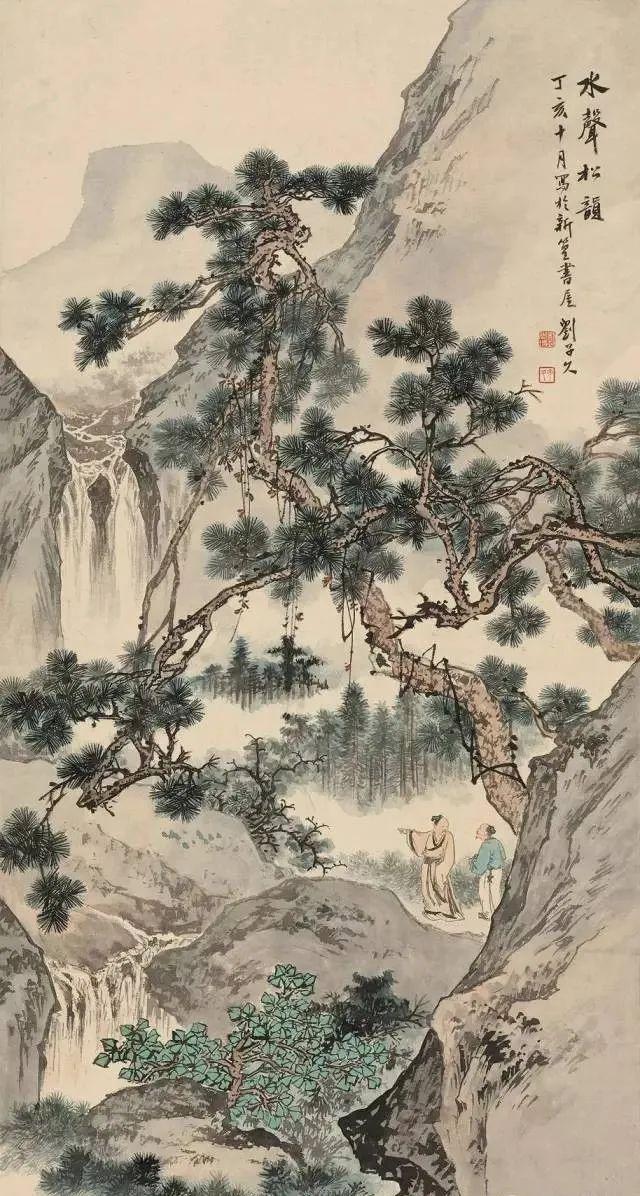 【国画天地】北宗大师刘子久，山水作品鉴赏！ - 知乎