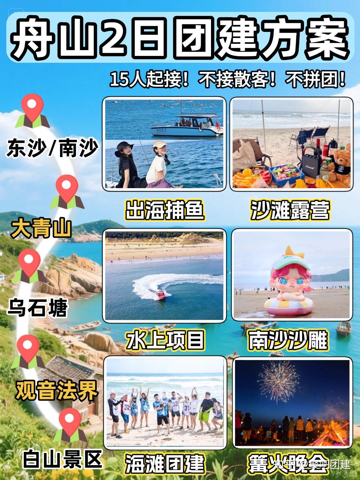 太赞了 舟山海边2天1夜公司团建⚡好玩不踩雷舟山团建|江浙沪团建 - 知乎