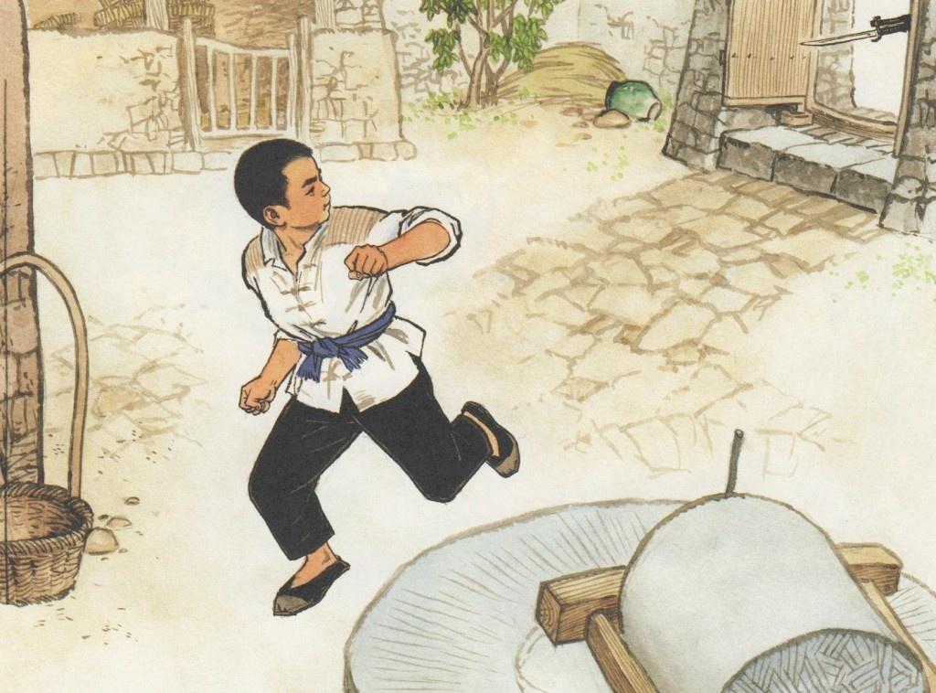 分享30幅彩色连环画《小英雄雨来》插画