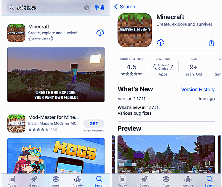 Minecraft falso desponta no top 10 da App Store antes de ser removido -  TecMundo