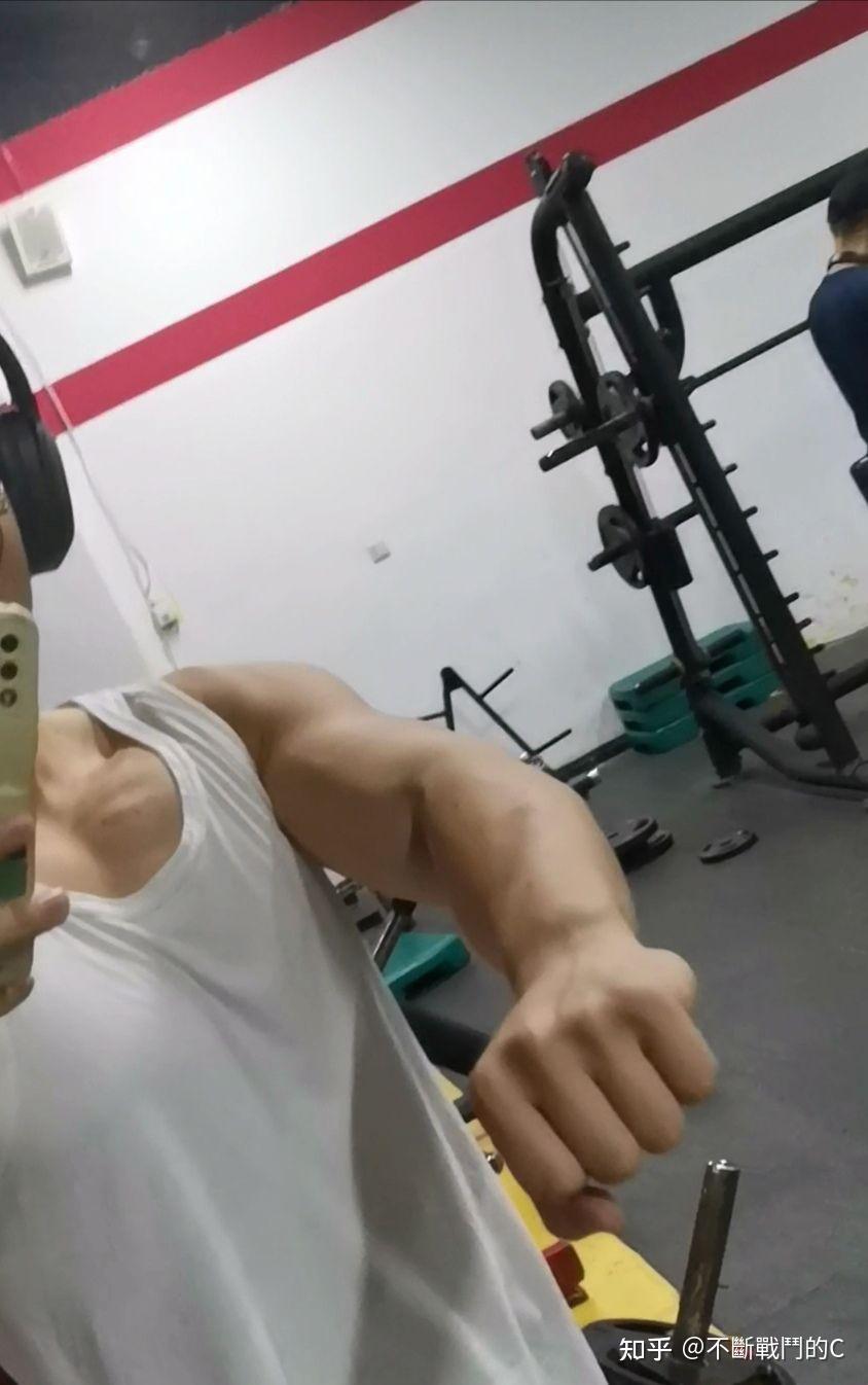 才能达到那种即使不使劲也能看出手臂肌肉明显线条的?