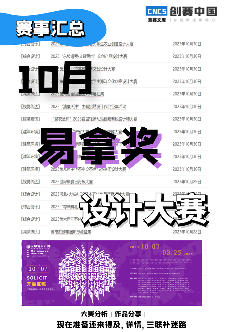 汇总💦别错过10月易拿奖的设计大赛 - 知乎