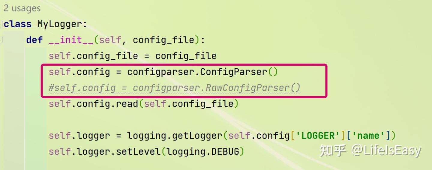 python configparser模块，加载日志配置文件报错 - 知乎