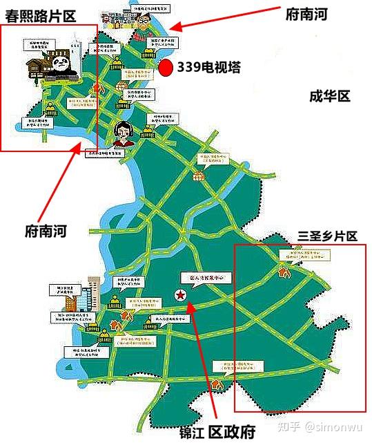 成都春熙路是不是在锦江区?