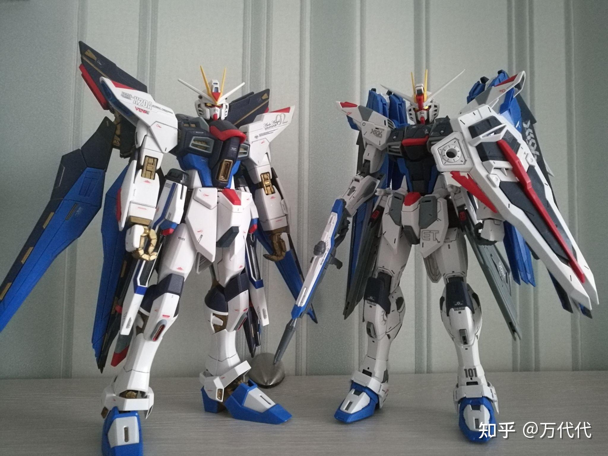 万代rg独角兽,mg强袭自由,mg空装强袭,mg自由2.0哪一个比较推荐?