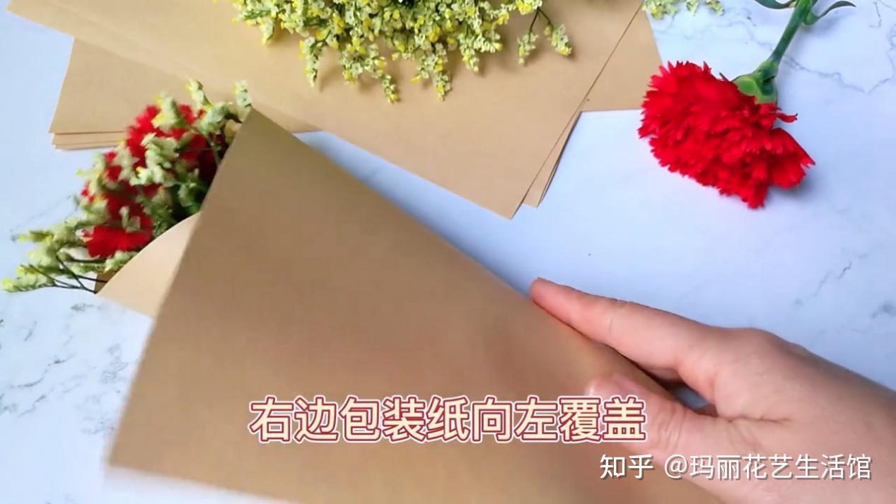 超级简单好学的单枝花包装方法,母亲节快到了,大家一起学起来吧 - 知乎