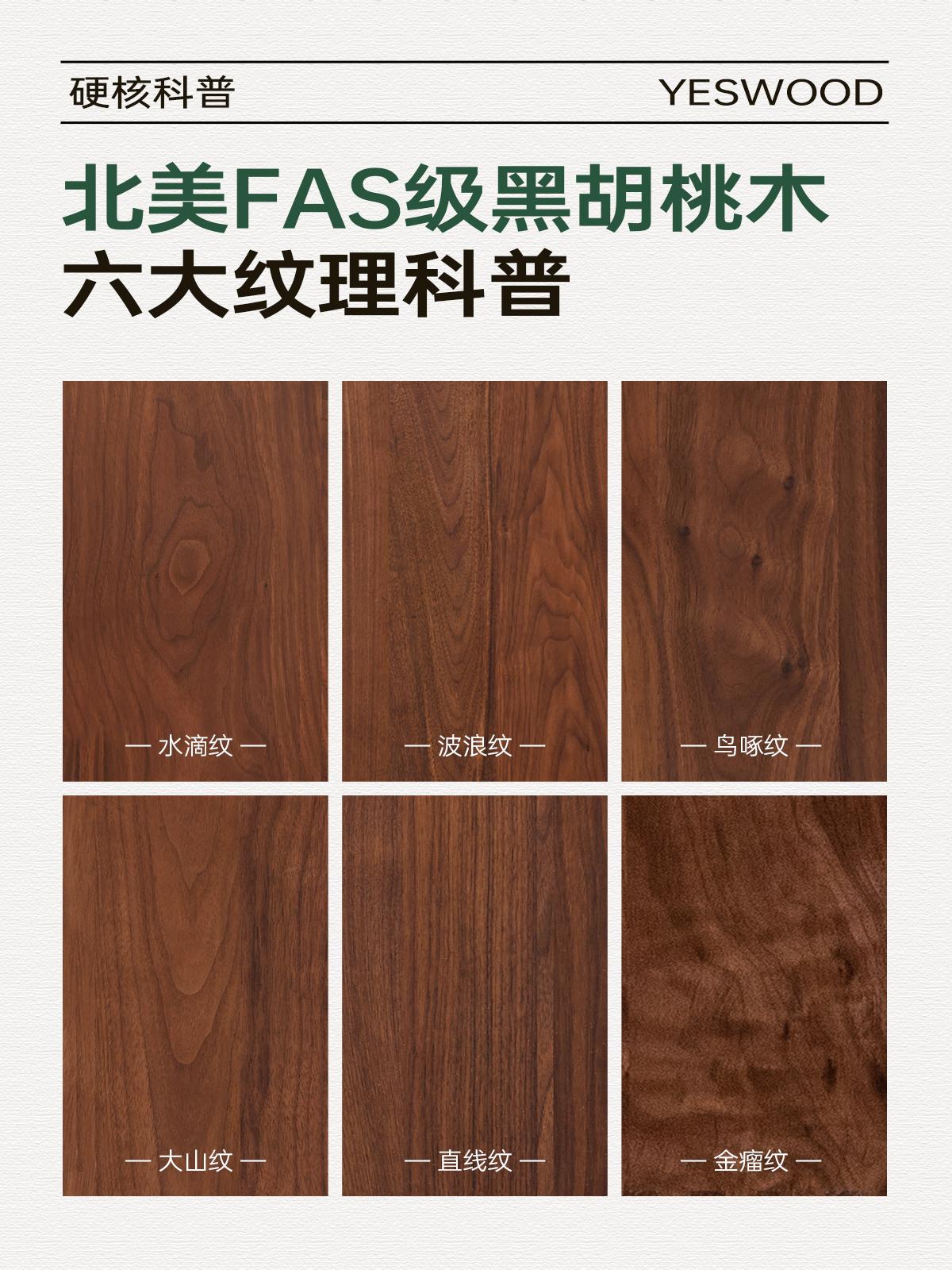 黑胡桃木家具选购必看!黑胡桃木这种纹理是瑕疵吗?黑胡桃木纹理全科普 - 知乎
