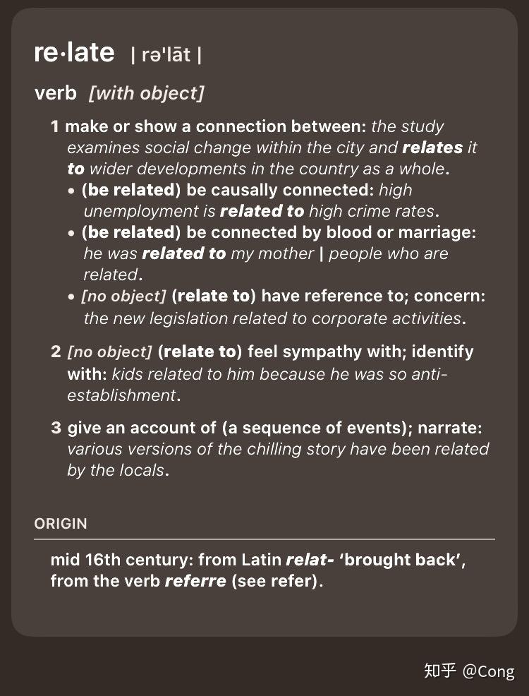 Relating Def make sense of和relate to的区别? - 知乎