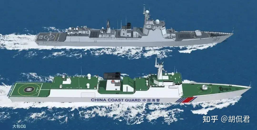 怎么评价海警版052D驱逐舰? - 知乎