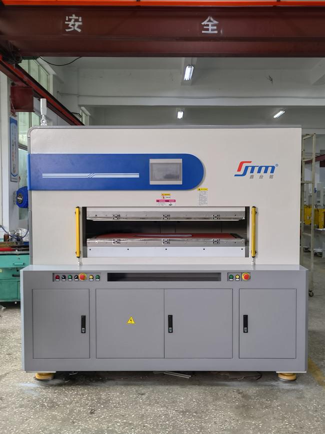 电池侧板pet硅胶框隔热棉真空压合机