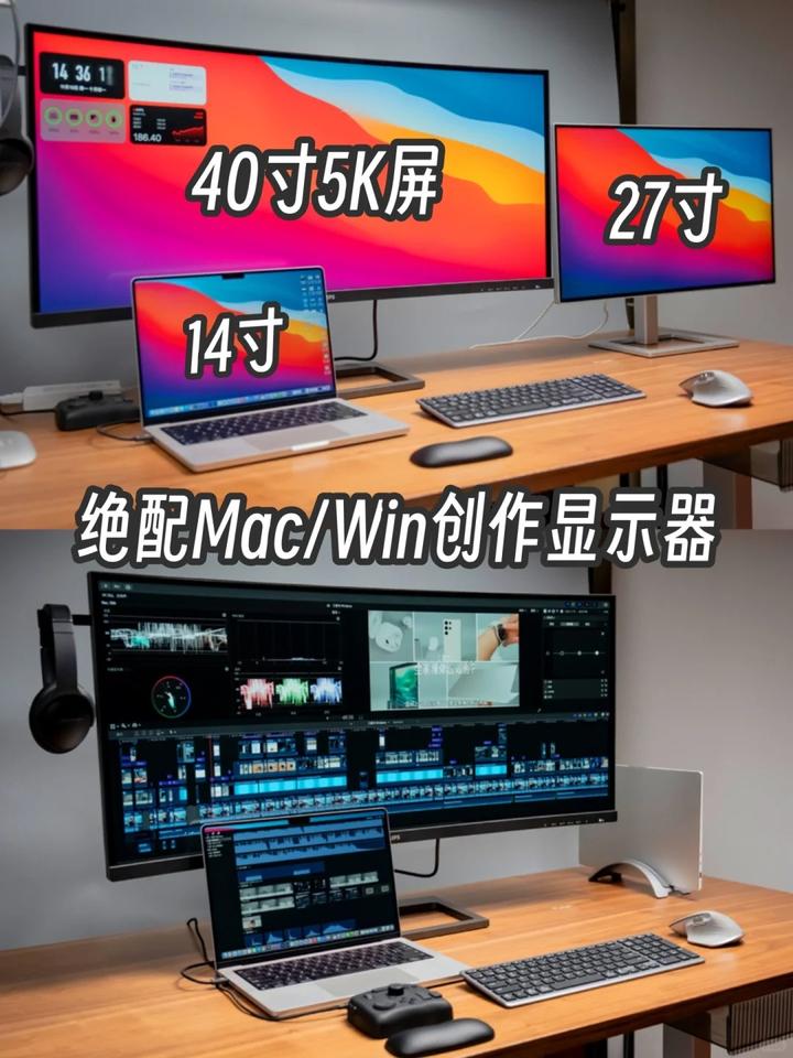 40寸5k屏雷电4,这显示器太全能辣!