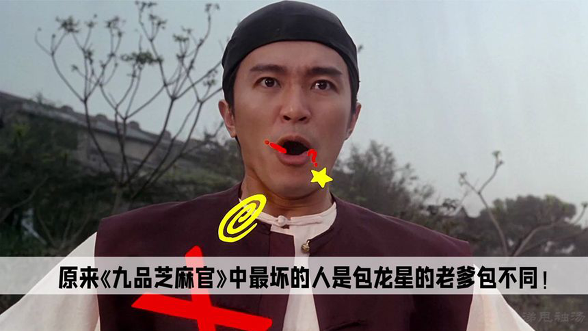 现在才发现原来九品芝麻官里最坏的人是包龙星的老爹包不同