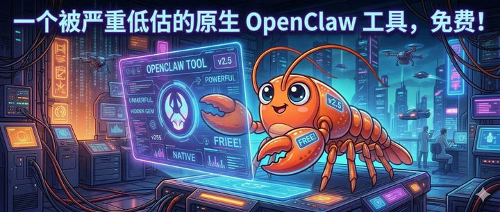 一个被严重低估的原生 OpenClaw 工具,免费! - 知乎
