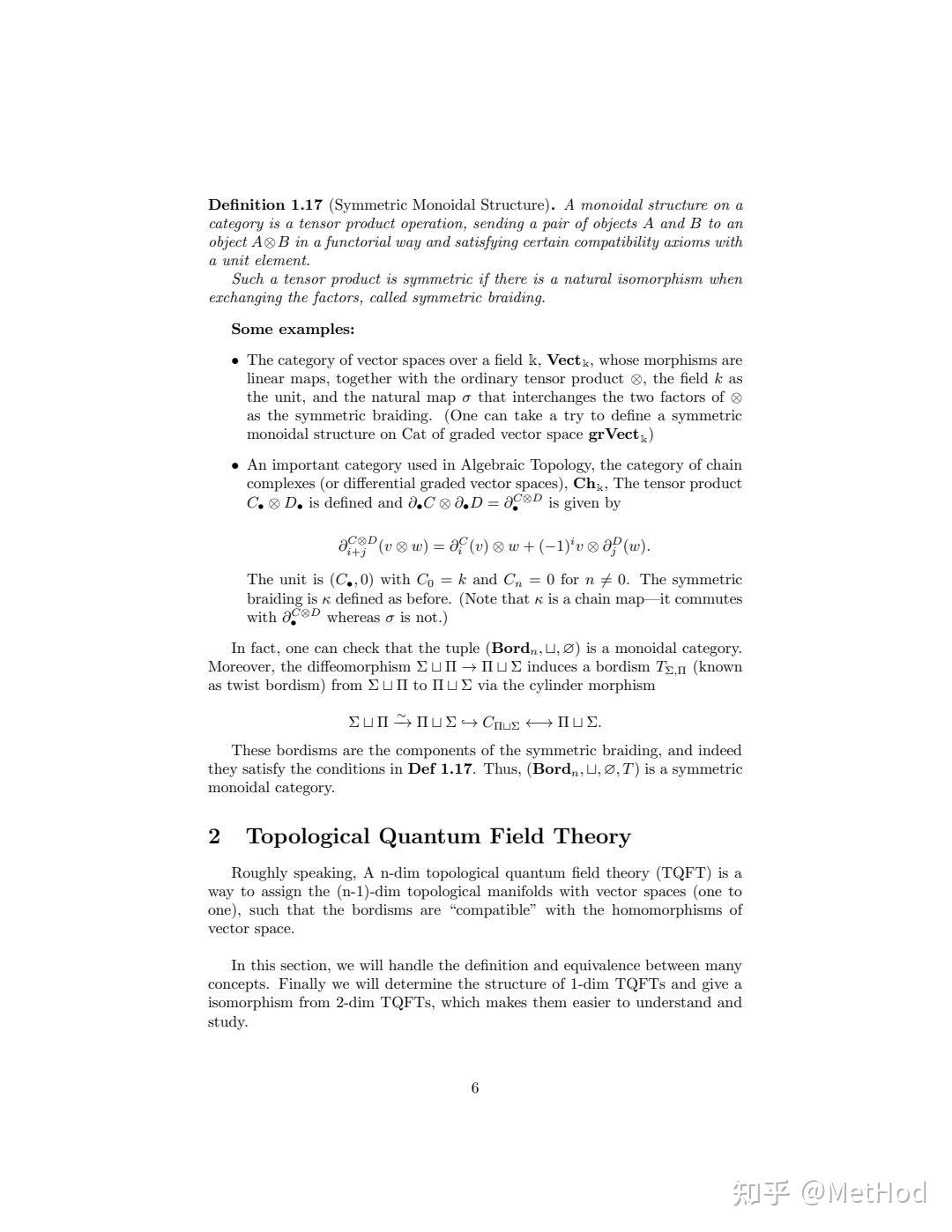 拓扑量子场论（TQFT）读书笔记 完全入门版 - 知乎