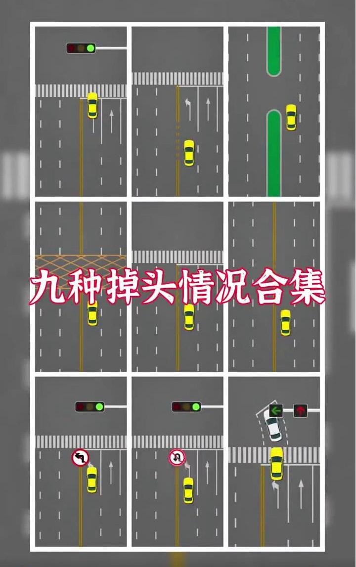 图解-车辆掉头的九种情况 - 知乎
