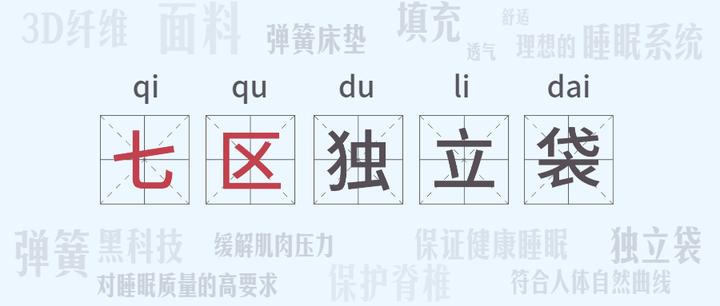 刚柔并济,浑厚而柔和的支撑力:七区独立袋弹簧床垫 - 知乎
