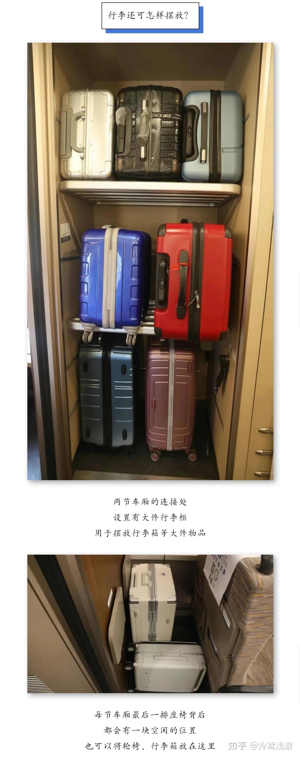 高铁上方的行李架上能放最大多少寸的行李箱啊?