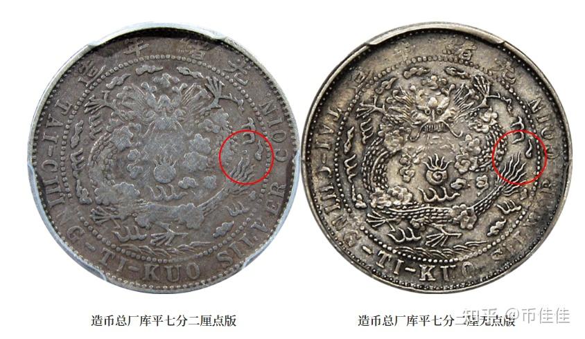 光緒銀圓貳銭 光绪元宝造币总厂贰角壹角币版识别特征及价格行情- 知乎