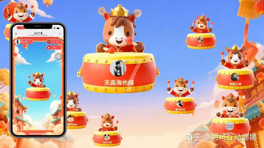 年会互动游戏有哪些_用现场大屏幕互动来实现的年会创意小游戏 - 知乎