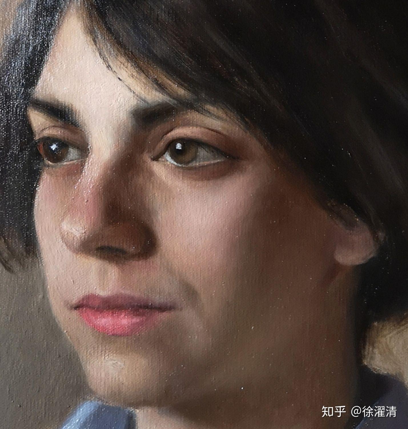 油画人物先画肤色还是五官? - 知乎