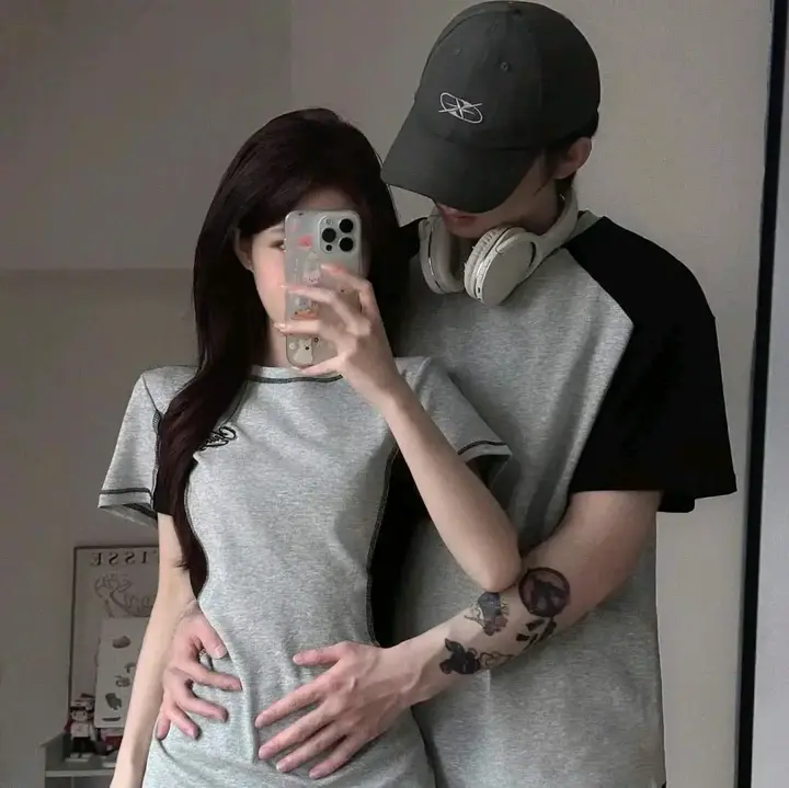 风格化时尚潮流小情侣头像