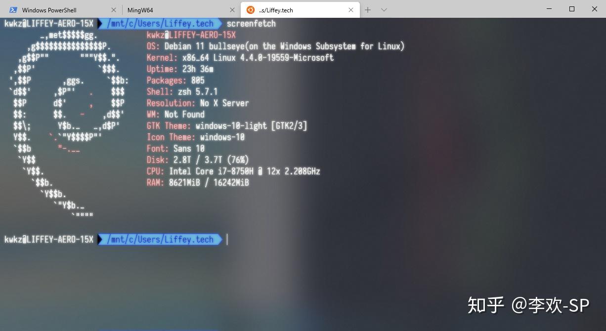 简单配置与美化Powershell和Terminal - 知乎