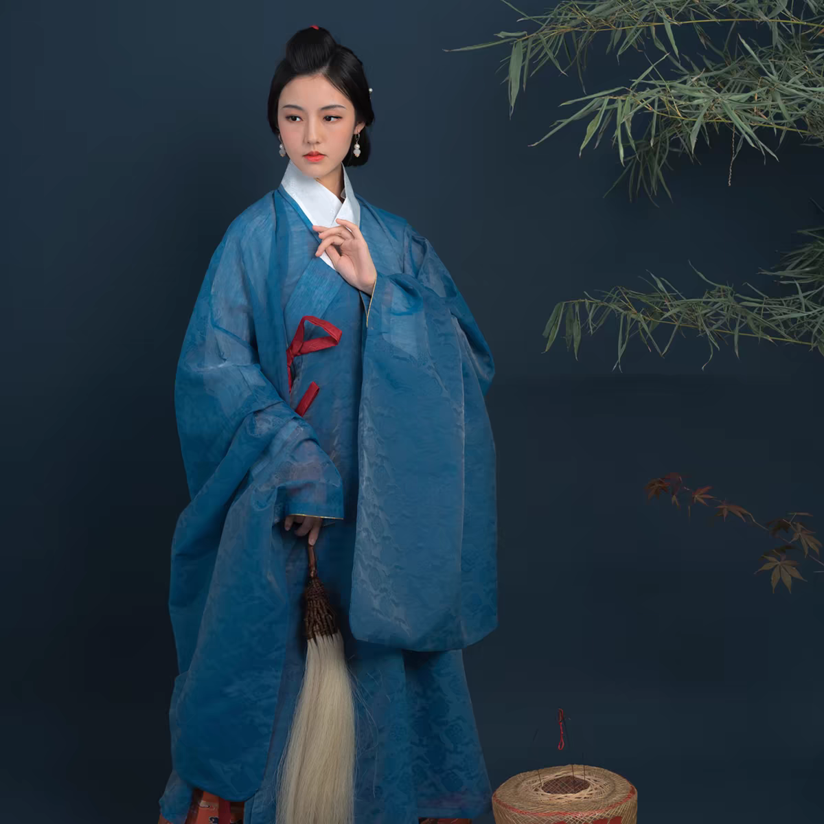 求问这套汉服道袍配什么帽子好