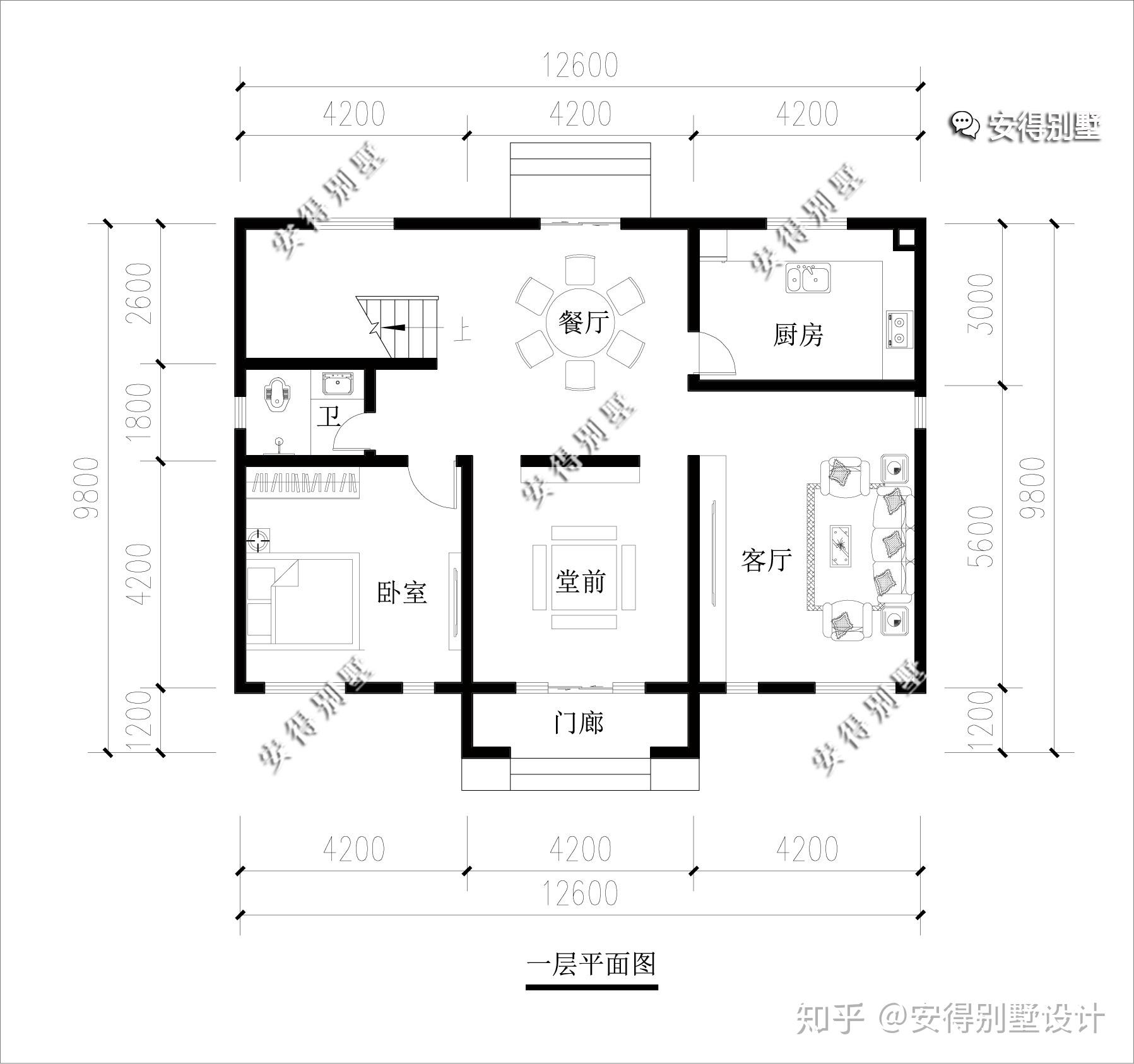 兄弟兩人三開間12米寬進深也是12米如何建雙拼三層小別墅