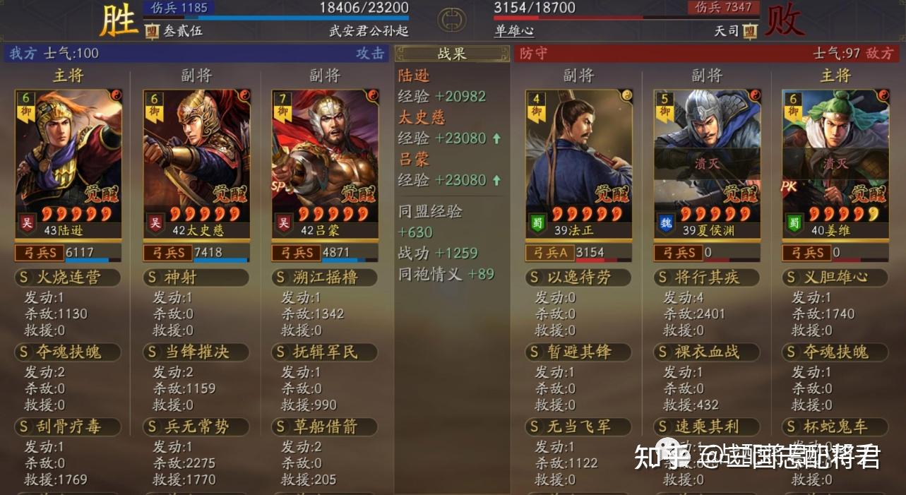 三国志战略版陆太吕高胜率肉弓，乱杀高红满红主流强队! - 知乎