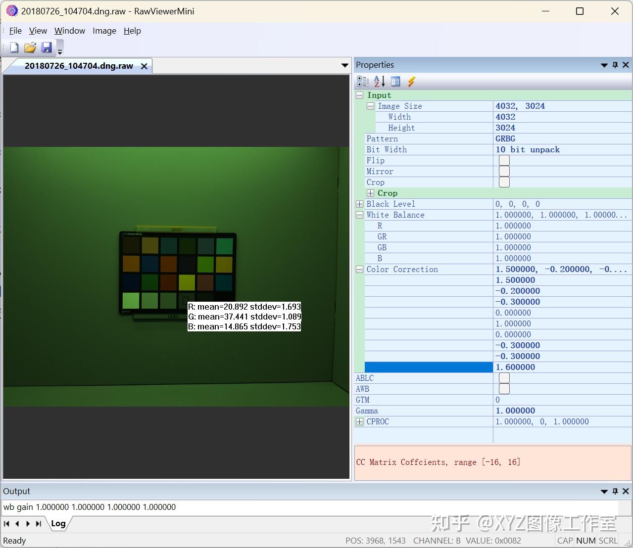 CCM（Color Correction Matrix）笔记-6 基于EMVA 1288分析WB Gain和CCM对图像信噪比的影响 - 知乎