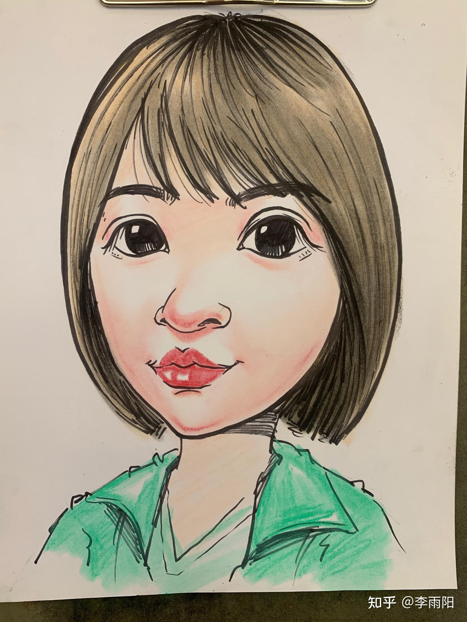 请问如何画出这种夸张的漫画肖像