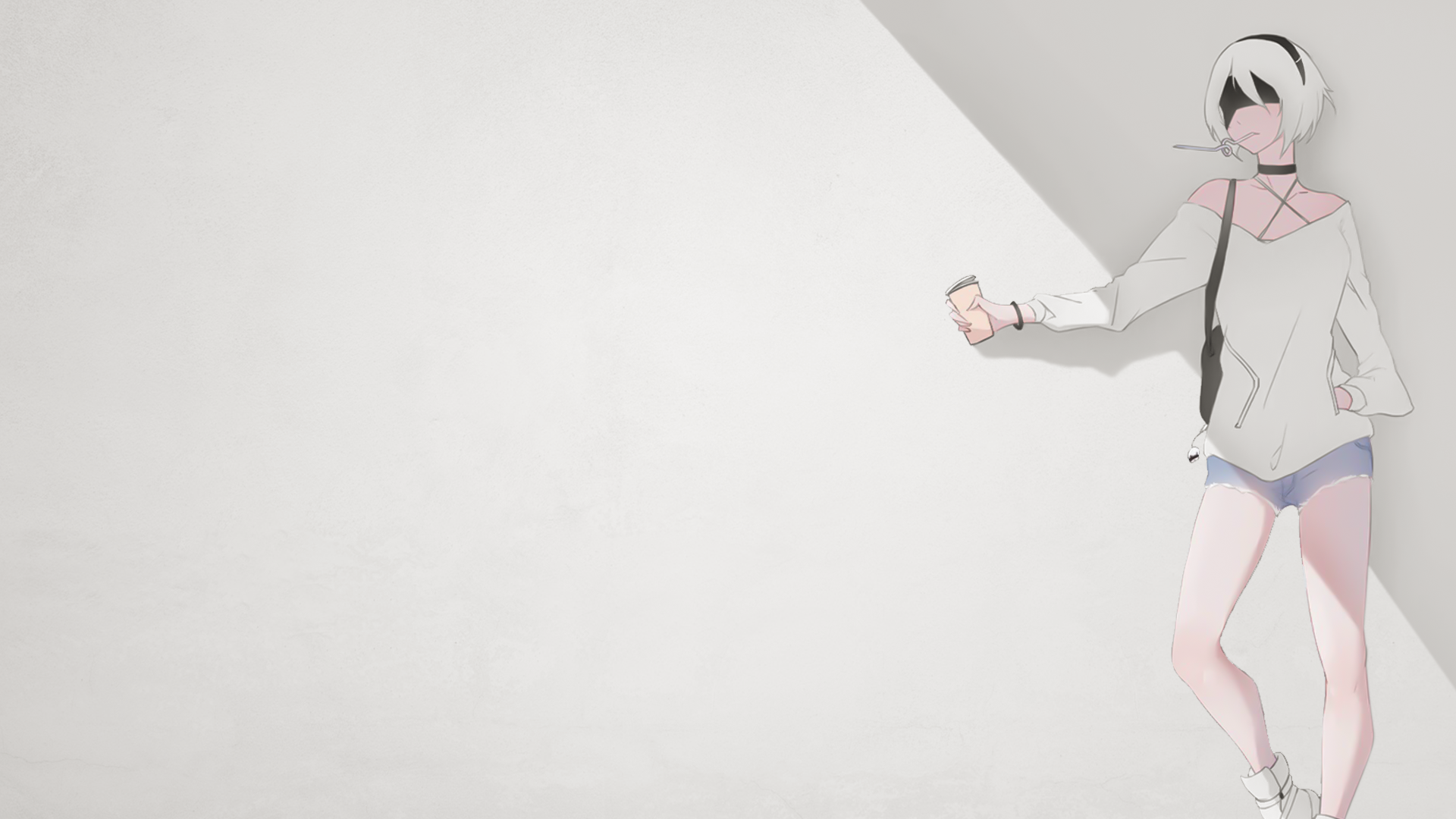 有没有好看的白色系动漫壁纸