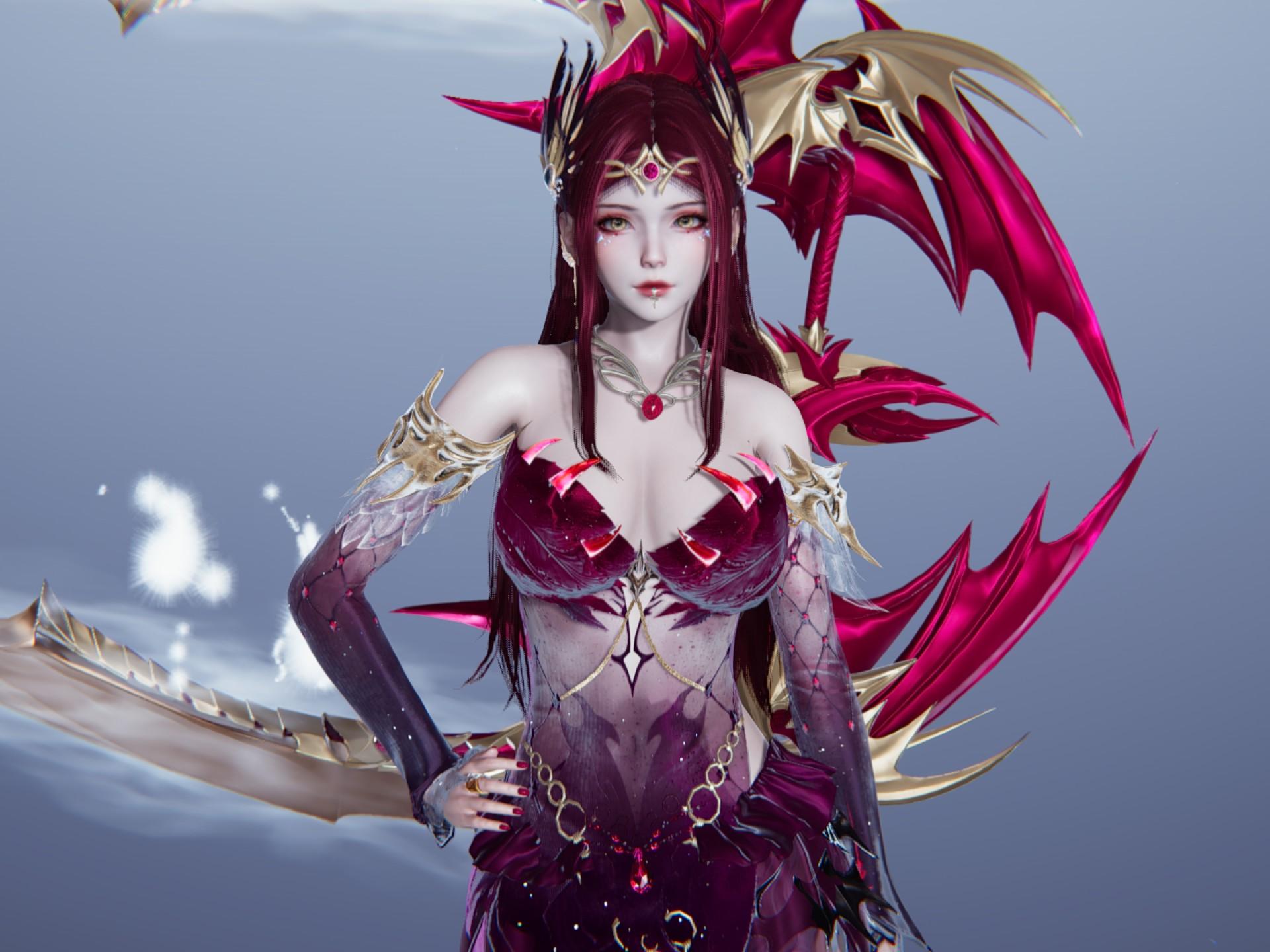 百炼成神 妖夜 人物捏脸展示