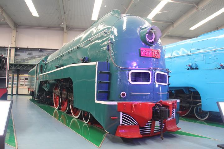 中国沈阳铁路陈列馆胜利7型757号蒸汽机车