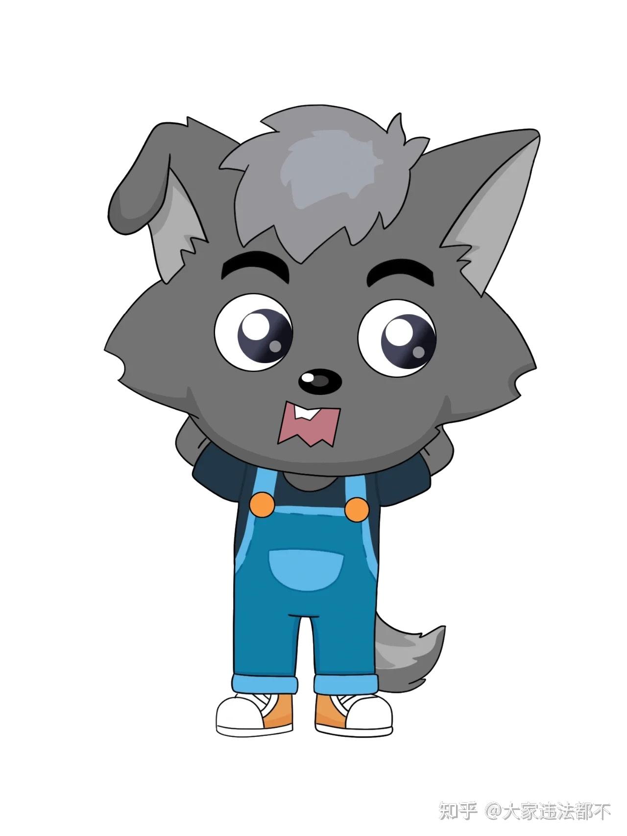 这是我改过的喜羊羊中小灰灰图片?