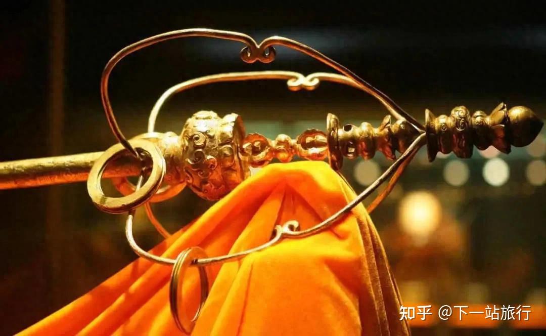 世界禅杖之王·法门寺博物馆银金花双轮十二环锡杖 - 知乎