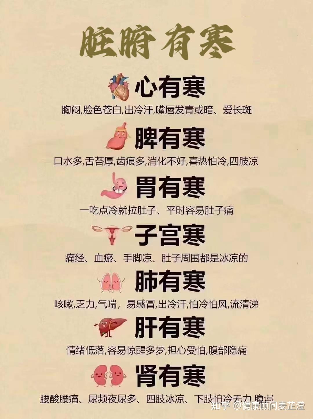 中医里的“寒气”指什么?怎么分辨自己是不是寒气重?有怎样驱除身体的寒气? - 知乎