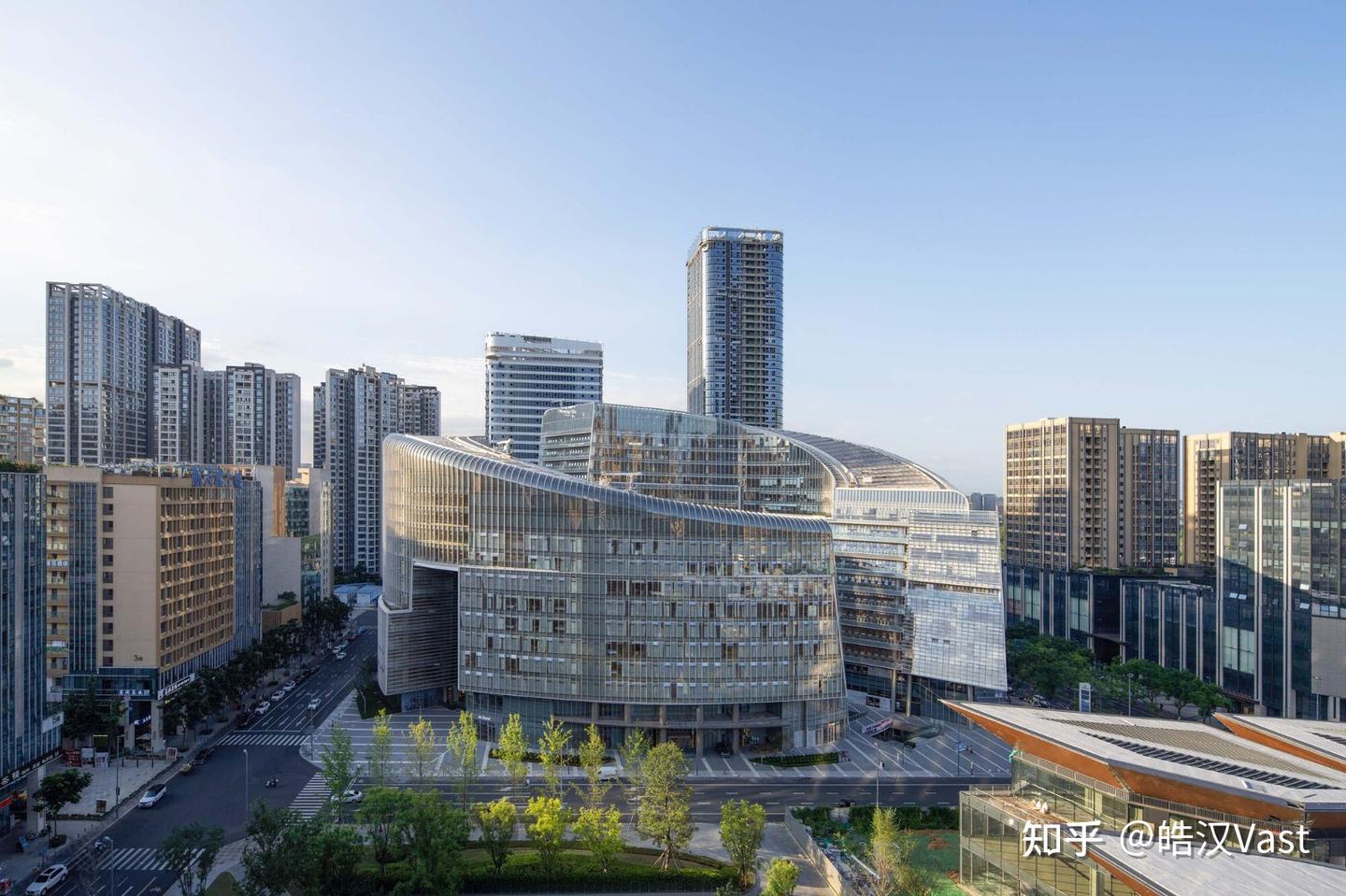 【综合体设计】成都高新创合中心建筑表现 - 知乎