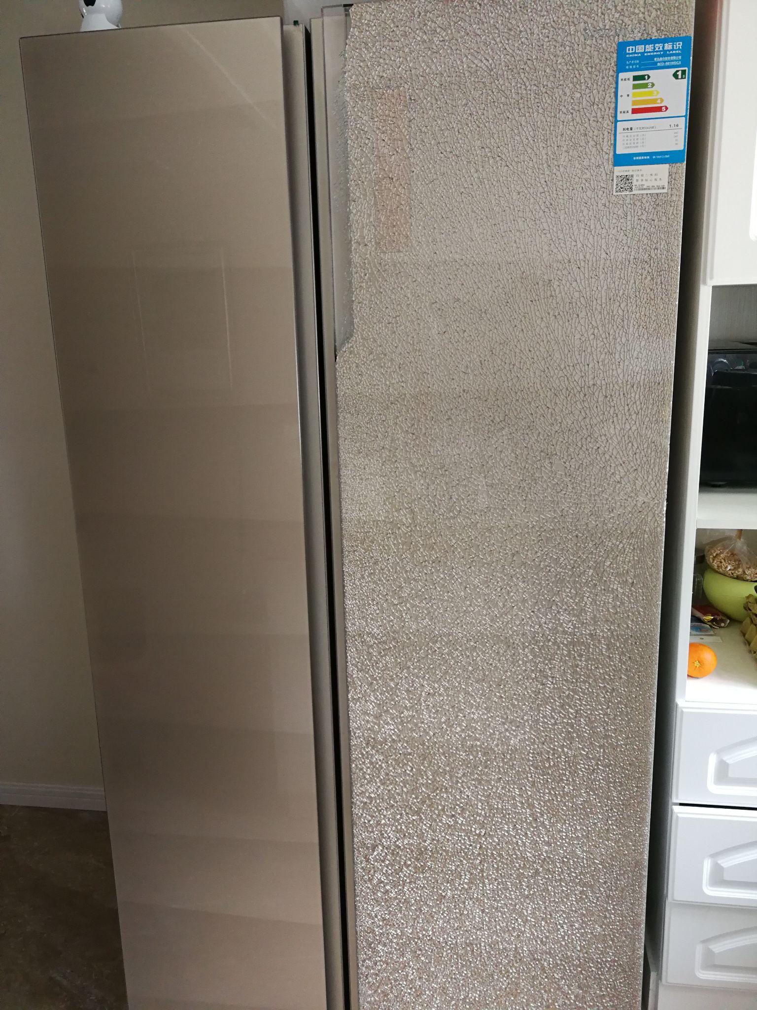 海尔卡萨帝冰箱用玻璃做冰箱门合理吗碎了应该赔吗