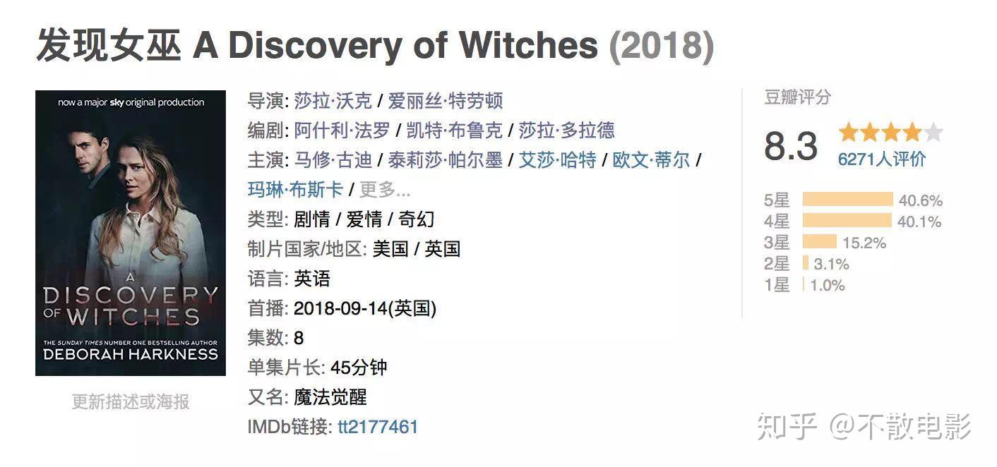 吸血鬼和女巫的禁忌之恋，比《暮光之城》更甜更虐！ - 知乎