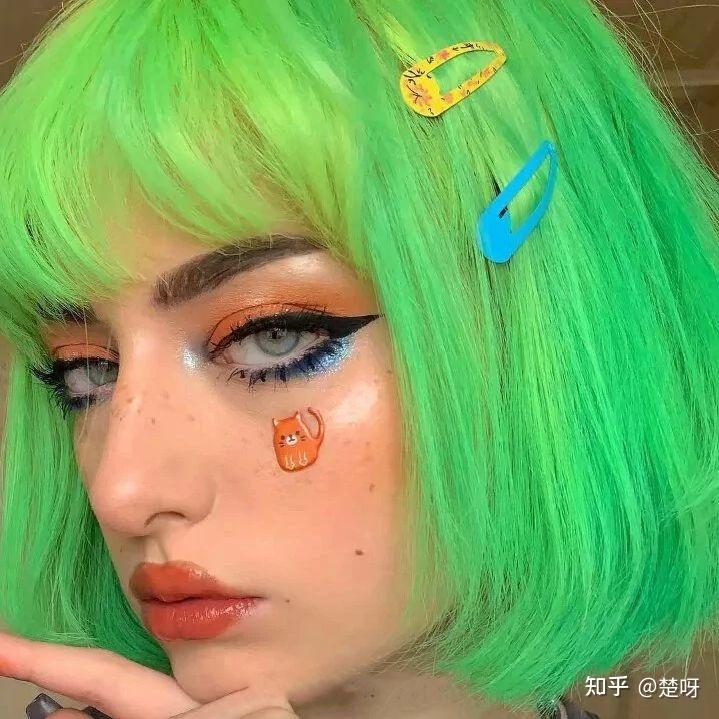 有没有绿色头发的女生头像? - 知乎